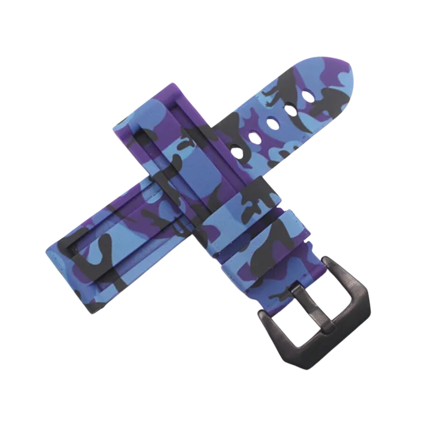 Rubber Strap Camo – Compatible with 20–26mm Watches | Wellstraps™ Wellstraps