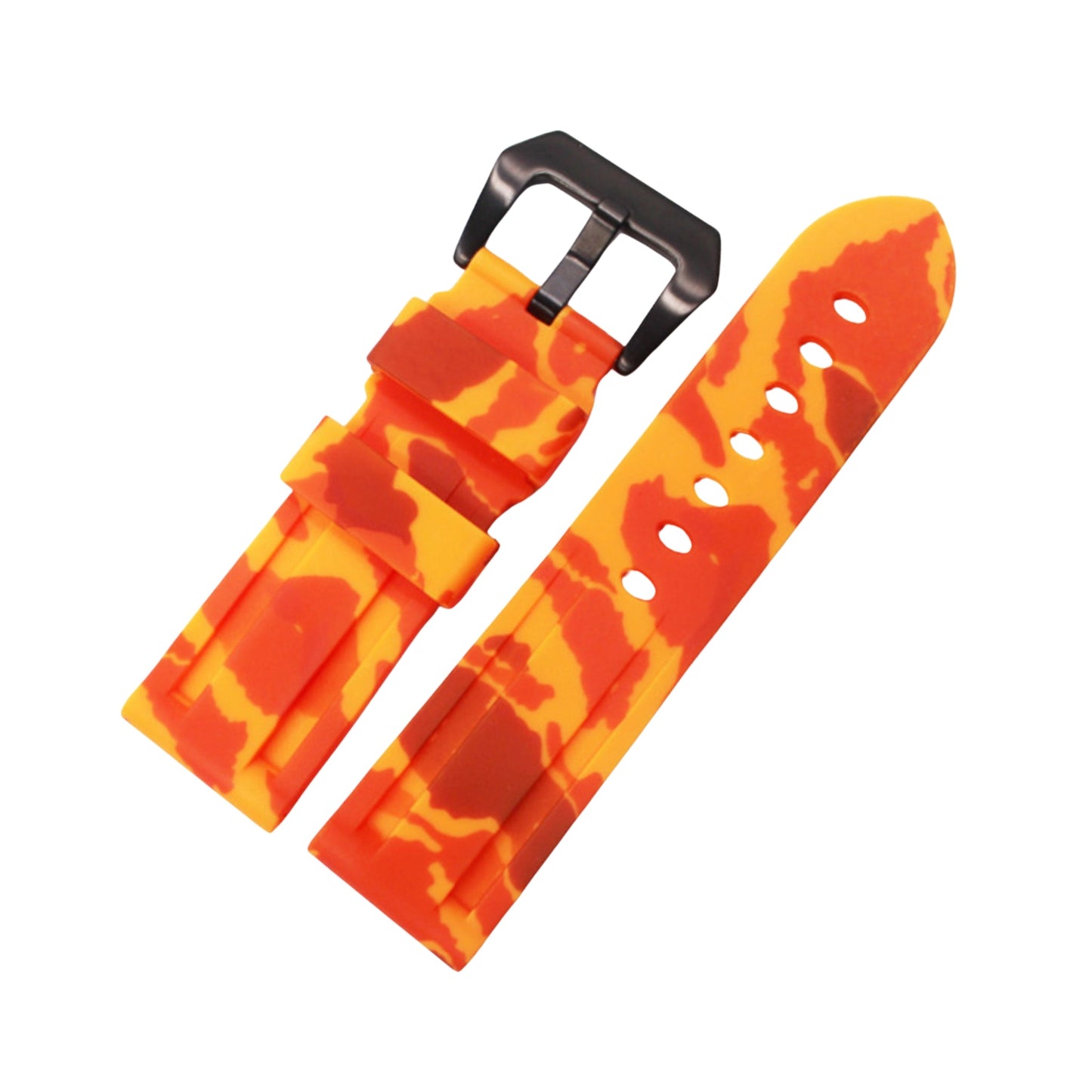 Rubber Strap Camo – Compatible with 20–26mm Watches | Wellstraps™ Wellstraps