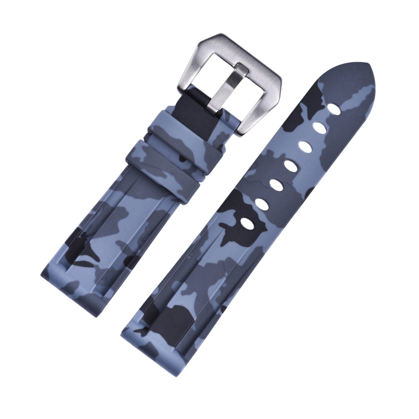 Rubber Strap Camo – Compatible with 20–26mm Watches | Wellstraps™ Wellstraps