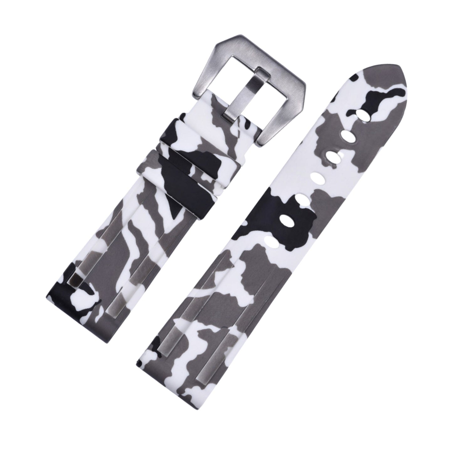 Rubber Strap Camo – Compatible with 20–26mm Watches | Wellstraps™ Wellstraps