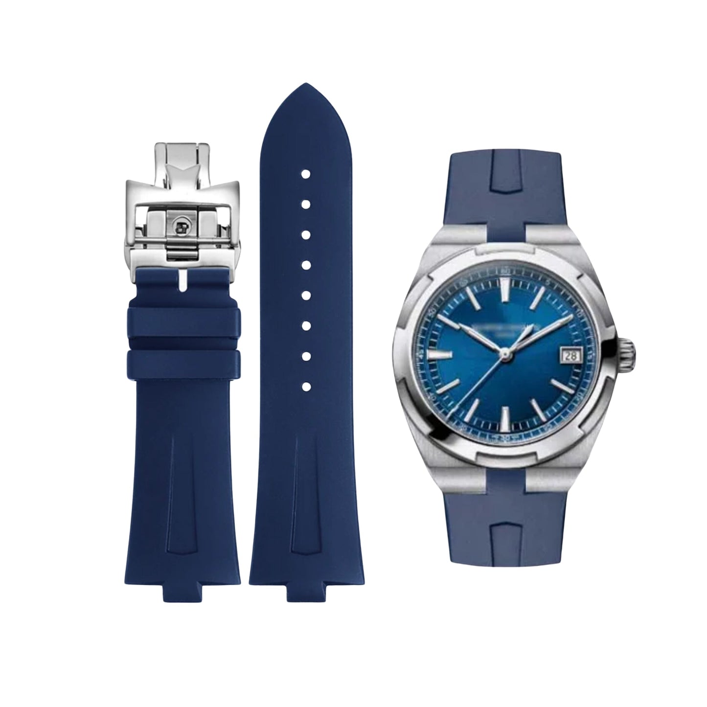 Rubber Strap – Compatible with 24mm Watches Wellstraps