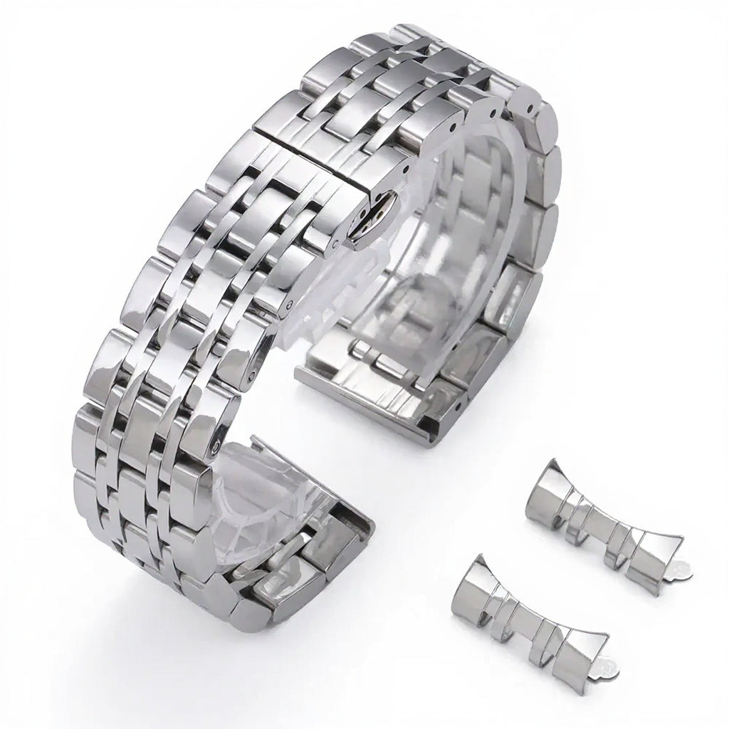 Stainless Steel Strap – 16mm to 22mm | Universal Watch Band Wellstraps
