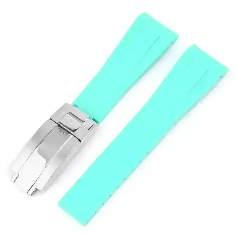 Deployant Rubber Strap – Compatible with 41mm Watches | Wellstraps™ Wellstraps