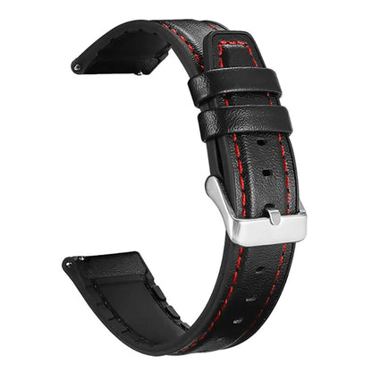 Leather Strap For Smartwatch – 22mm Replacement Band | Wellstraps™ Wellstraps