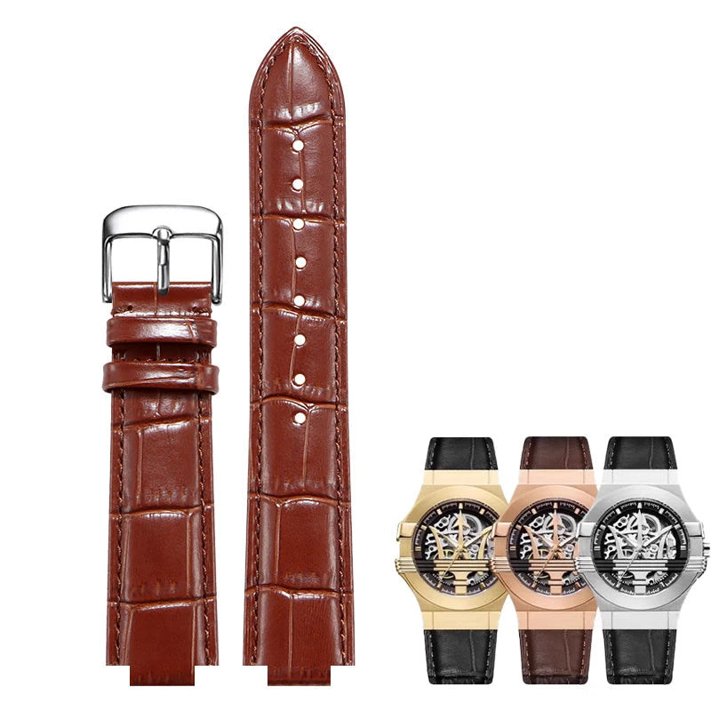 Leather Watch Strap with Pin Buckle | Wellstraps™
