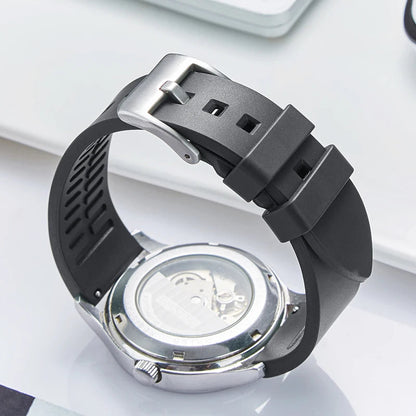 Premium Rubber Strap – 19–22mm  Wellstraps™