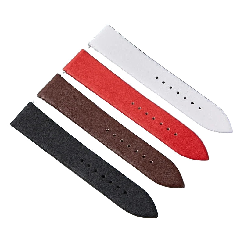 Ultra-Thin Leather Strap For Watch – 16/18/20/22mm | Wellstraps™ Wellstraps
