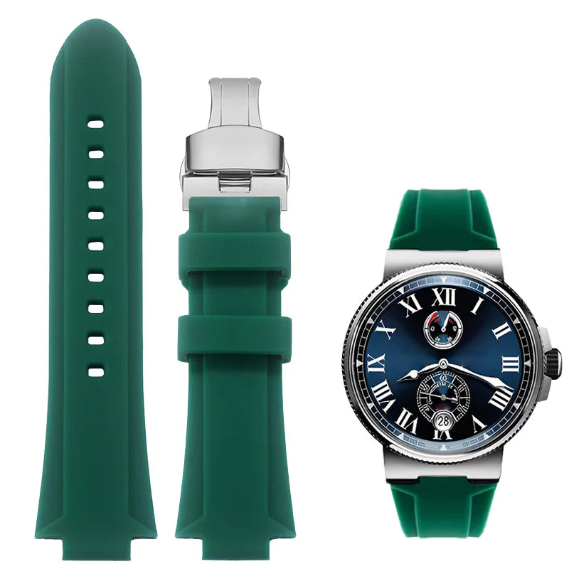 Rubber Strap – Compatible with 24 mm & 26 mm Watches | Wellstraps™