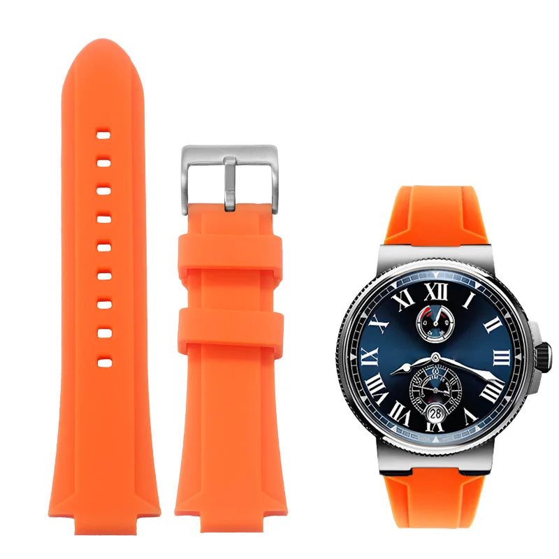 Rubber Strap – Compatible with 24 mm & 26 mm Watches | Wellstraps™