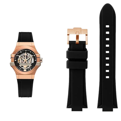 Rubber Strap – Compatible with 21 mm & 24 mm Watches | Wellstraps™