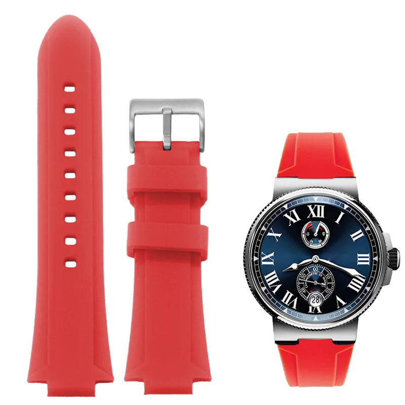 Rubber Strap – Compatible with 24 mm & 26 mm Watches | Wellstraps™