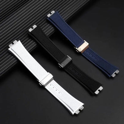 Rubber Watch Strap – Click Attachment, Compatible with 28mm Watches | Wellstraps™  Wellstraps™