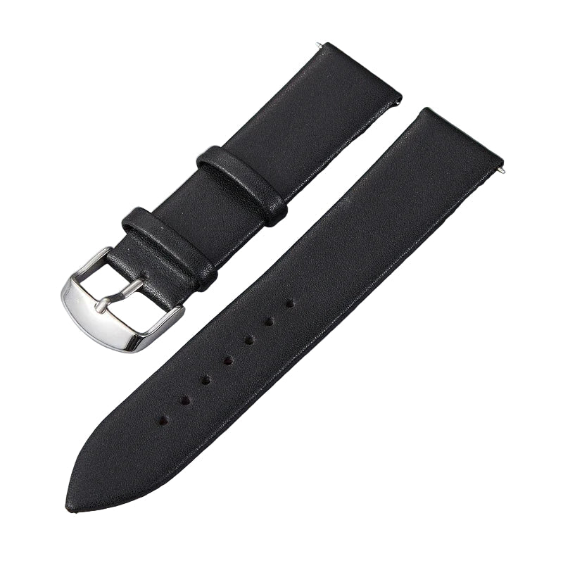 Ultra-Thin Leather Strap For Watch – 16/18/20/22mm | Wellstraps™ Wellstraps