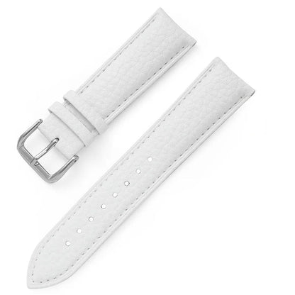 Litchi Pattern Leather Watch Strap – 12–22mm | Wellstraps™  Wellstraps™