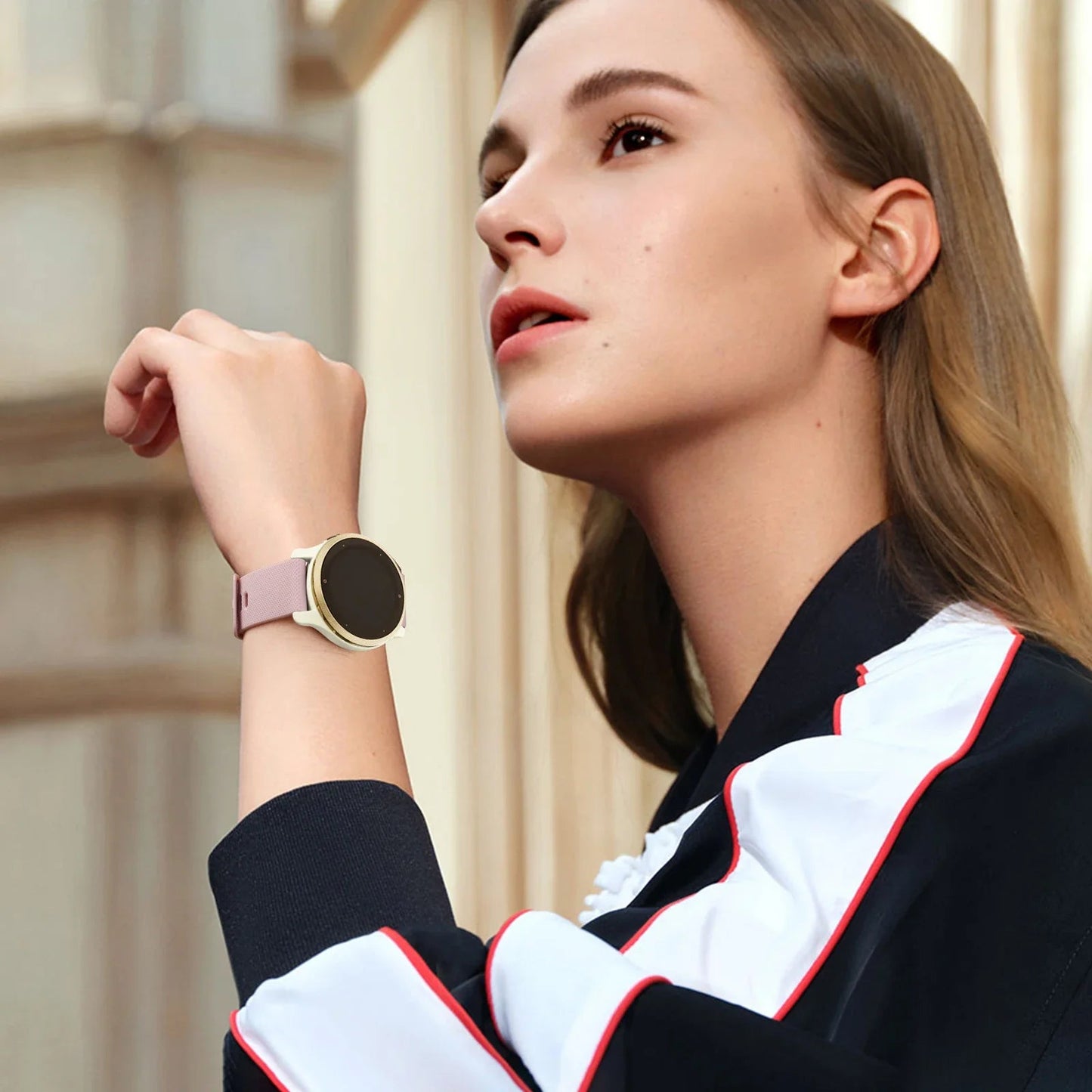 Rubber Strap For Smartwatch – 18mm Sport Band | Wellstraps™ Wellstraps