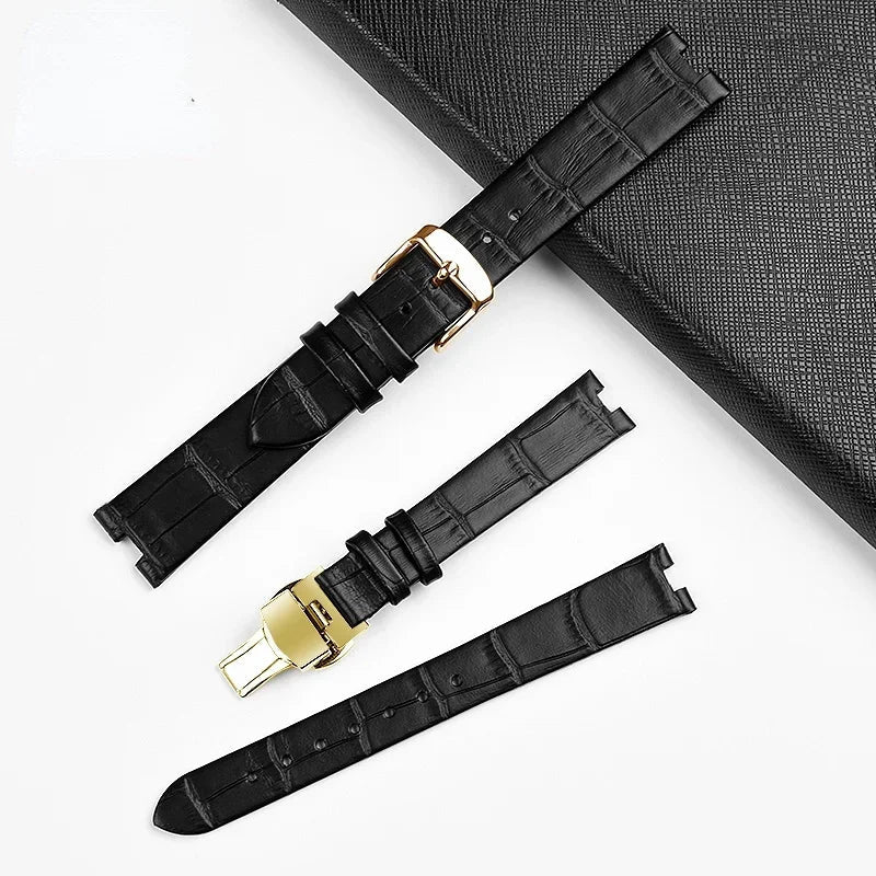 Genuine Leather Watch Strap – 14mm / 18mm Butterfly Buckle | Wellstraps™  Wellstraps™