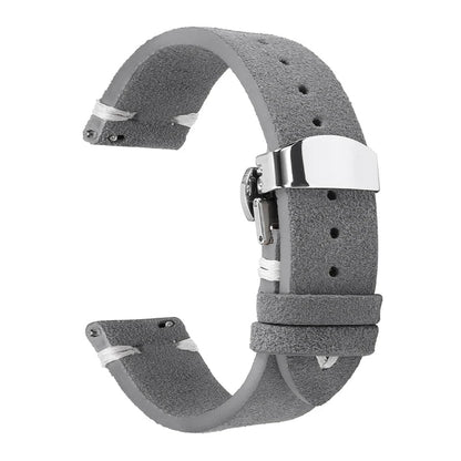 Suede Leather Strap For Watch – 18/20/22mm Vintage Band | Wellstraps™  Wellstraps™