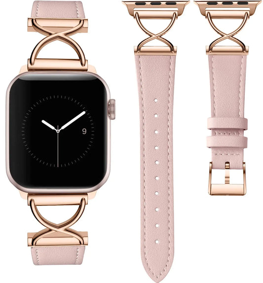 Luxury Leather Strap For Smartwatch – 38–49mm | Wellstraps™