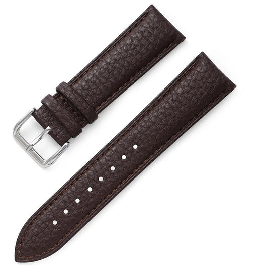 Litchi Pattern Leather Watch Strap – 12–22mm | Wellstraps™  Wellstraps™