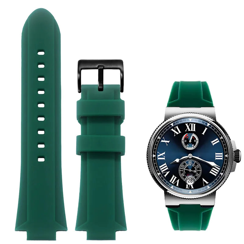 Rubber Strap – Compatible with 24 mm & 26 mm Watches | Wellstraps™