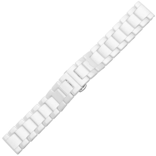 Ceramic Watch Strap with Butterfly Clasp – 18–24mm | Wellstraps™  Wellstraps™