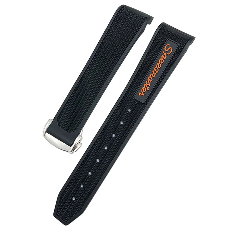 19mm 20mm 21mm 18mm Rubber Watch Band Fit for Omega Seamaster 300 Sxwatch Speedmaster Moon Strap Planet Ocean Silicone Watchband  Wellstraps™