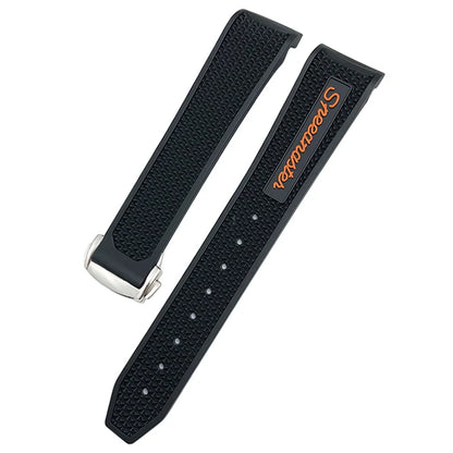 19mm 20mm 21mm 18mm Rubber Watch Band Fit for Omega Seamaster 300 Sxwatch Speedmaster Moon Strap Planet Ocean Silicone Watchband  Wellstraps™
