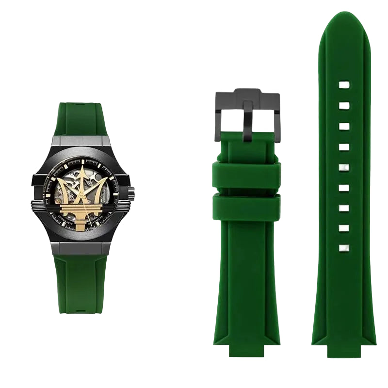 Rubber Strap – Compatible with 21 mm & 24 mm Watches | Wellstraps™