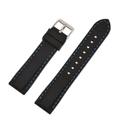 Silicone Rubber Strap – Compatible with 16–24mm Watches | Wellstraps™ Wellstraps