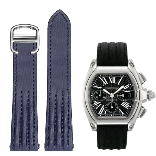 Nylon Watch Strap – Navy Blue | Wellstraps™ Wellstraps