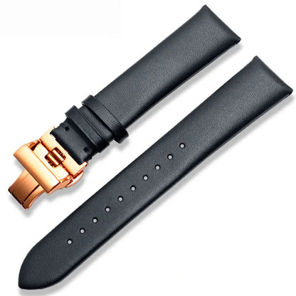 Genuine Leather Watch Strap – 20mm / 22mm with Butterfly Clasp | Wellstraps™  Wellstraps™