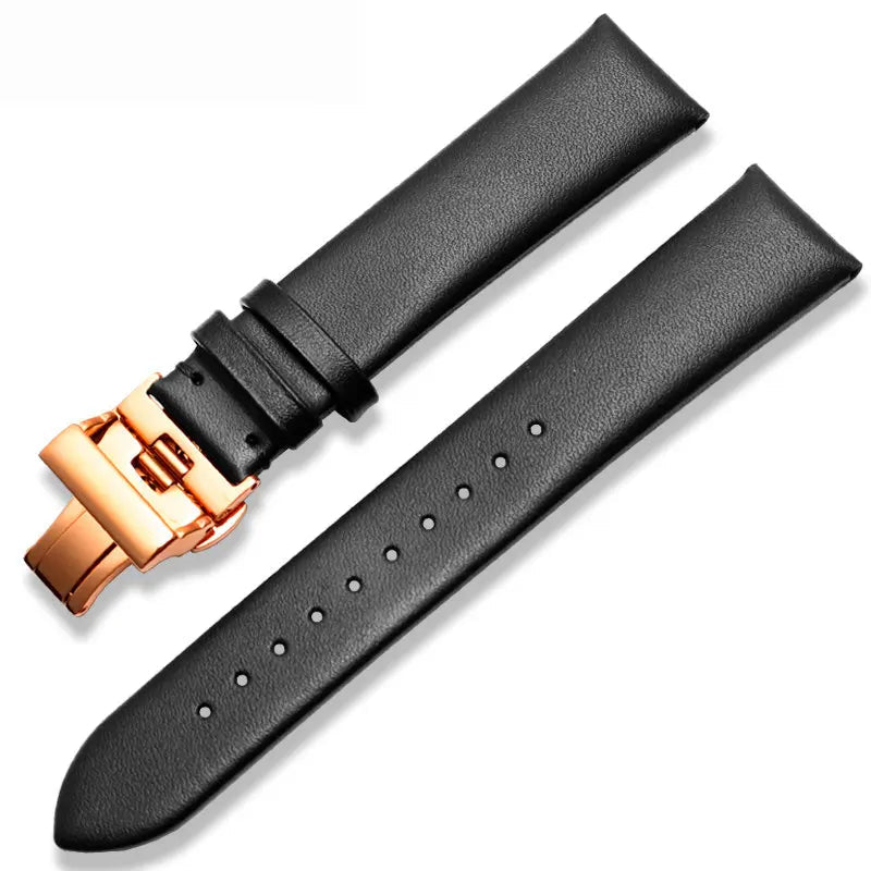 Genuine Leather Watch Strap – 20mm / 22mm with Butterfly Clasp | Wellstraps™  Wellstraps™