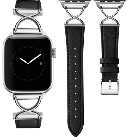 Luxury Leather Strap For Smartwatch – 38–49mm | Wellstraps™