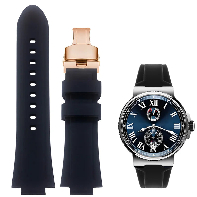 Rubber Strap – Compatible with 24 mm & 26 mm Watches | Wellstraps™