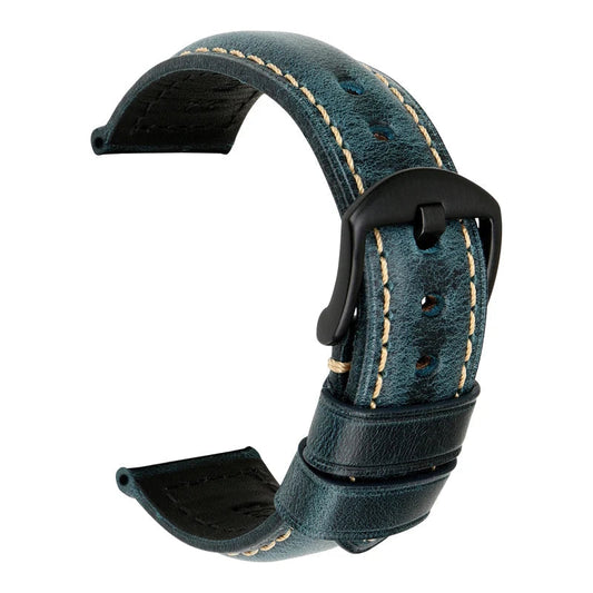 Leather Strap For Watch – 18–26mm Vintage Band | Wellstraps™ Wellstraps