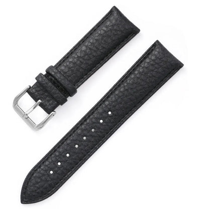 Litchi Pattern Leather Watch Strap – 12–22mm | Wellstraps™  Wellstraps™