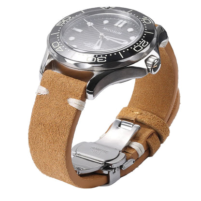 Suede Leather Strap For Watch – 18/20/22mm Vintage Band | Wellstraps™  Wellstraps™