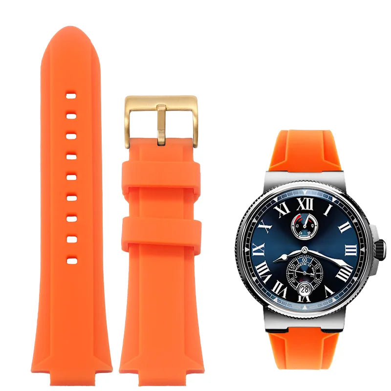 Rubber Strap – Compatible with 24 mm & 26 mm Watches | Wellstraps™