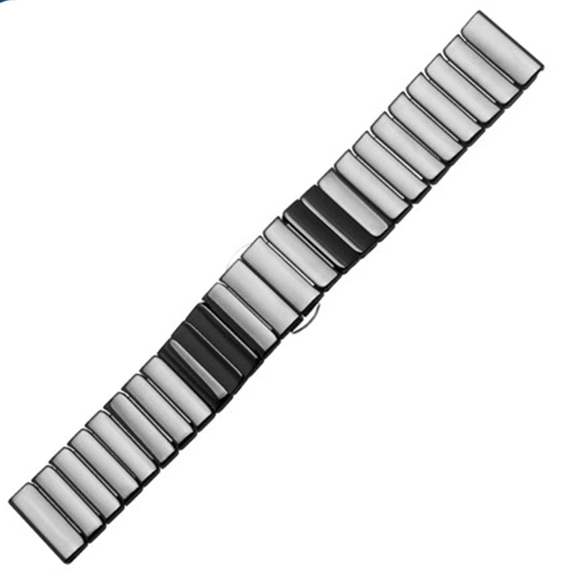 Ceramic Watch Strap with Butterfly Clasp – 18–24mm | Wellstraps™  Wellstraps™