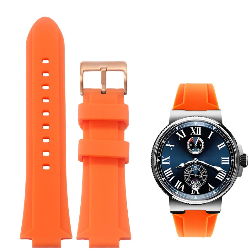 Rubber Strap – Compatible with 24 mm & 26 mm Watches | Wellstraps™