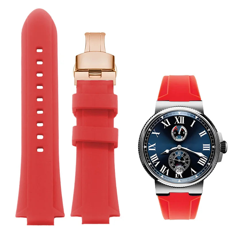 Rubber Strap – Compatible with 24 mm & 26 mm Watches | Wellstraps™