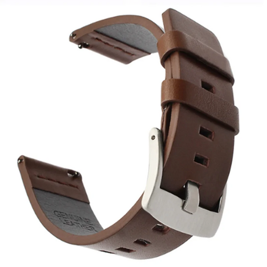 Leather Strap For Smartwatch – 22mm Replacement Band | Wellstraps™ Wellstraps™