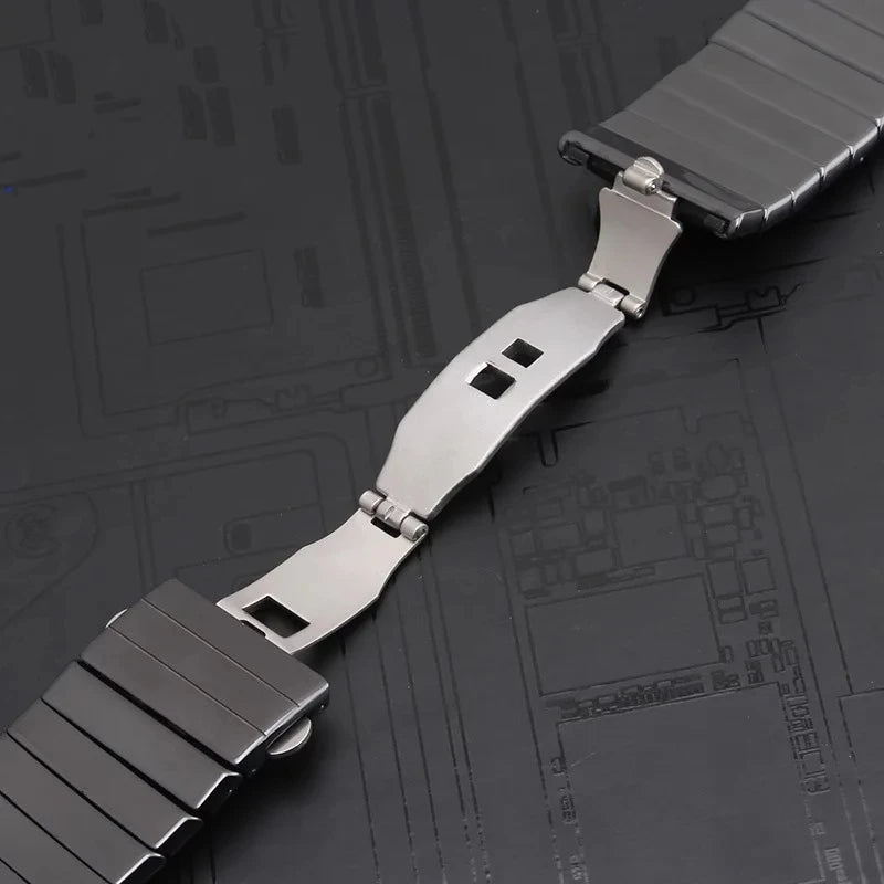 Black Ceramic Watch Strap – 27/35mm | Wellstraps™  Wellstraps™