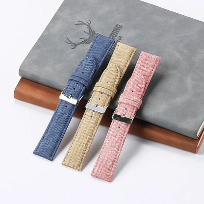 Denim Nylon Strap For Watch – Vintage Band | Wellstraps™ Wellstraps