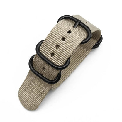 Nylon Striped Watch Strap – Ring Buckle – Multiple Sizes | Wellstraps™  Wellstraps™