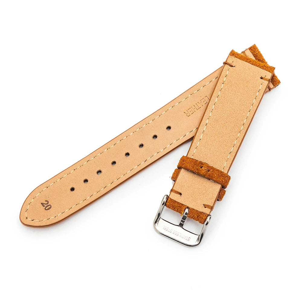 Suede Leather Watch Strap – 18/20/22mm  Wellstraps™