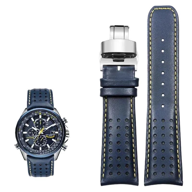 Leather Strap – Compatible with 22 mm & 23 mm Watches | Wellstraps™