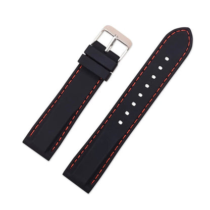 Silicone Rubber Strap – Compatible with 16–24mm Watches | Wellstraps™ Wellstraps