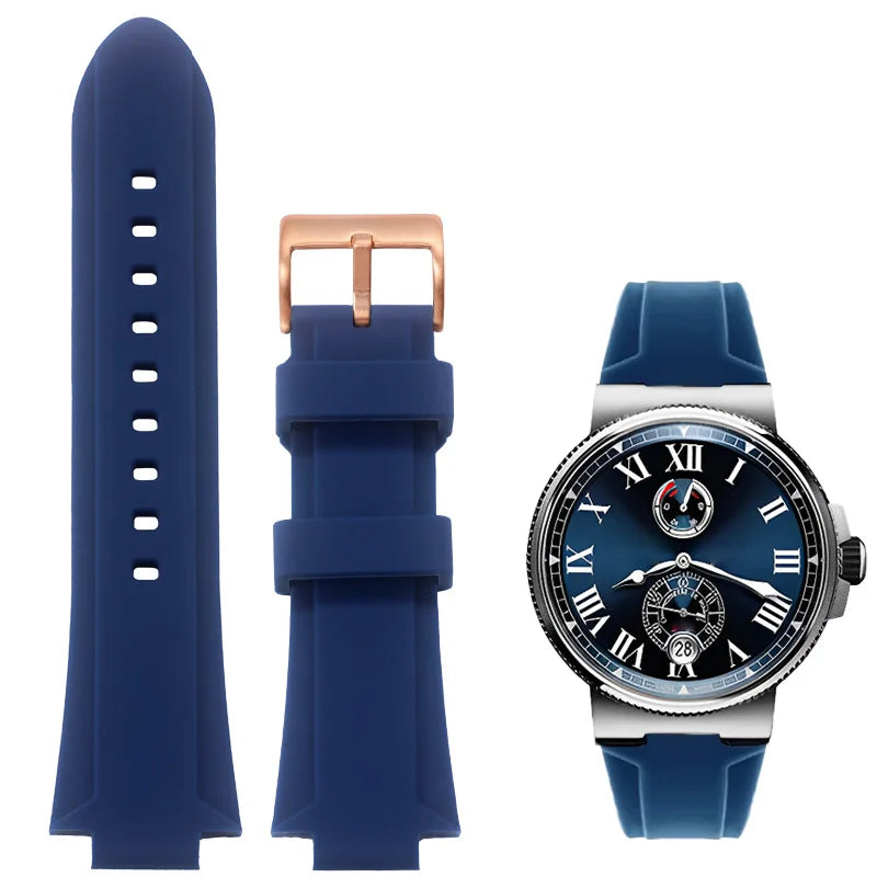 Rubber Strap – Compatible with 24 mm & 26 mm Watches | Wellstraps™