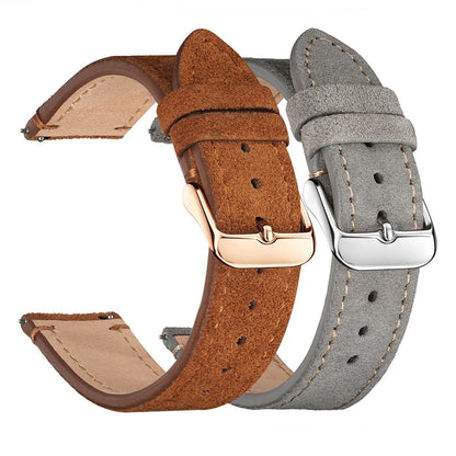 Suede Leather Watch Strap – 18/20/22mm  Wellstraps™